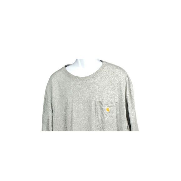 Carhartt Pocket Tee Original Fit 3XL Gray Short Sleeve Utility Outdoor FLAW - Picture 3 of 11